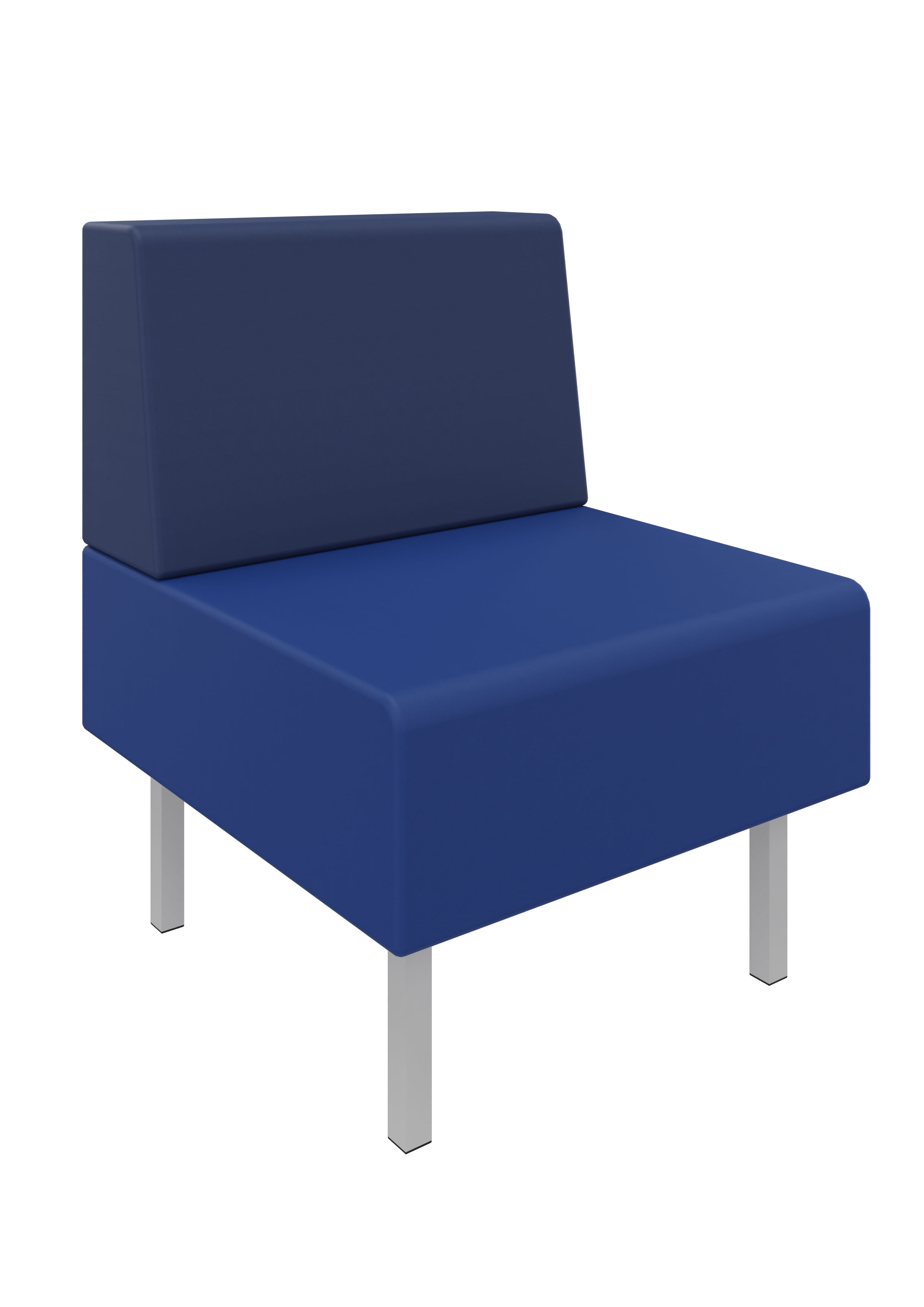 Litti Sessel SOFTSKIN royalblau / dunkelblau Litti Sessel SOFTSKIN royalblau / dunkelblau