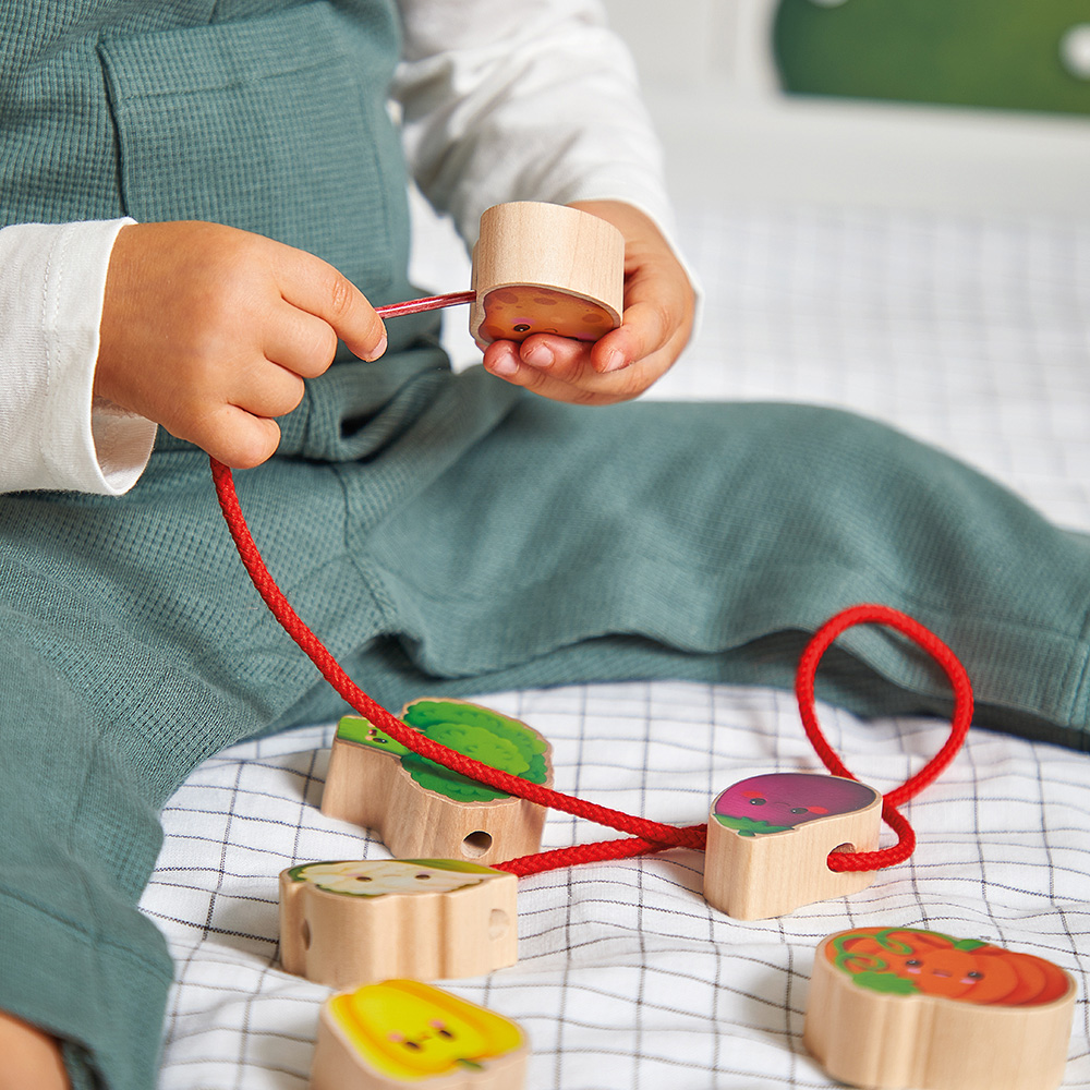 Bauernhof-Perlen zum Auffädeln 