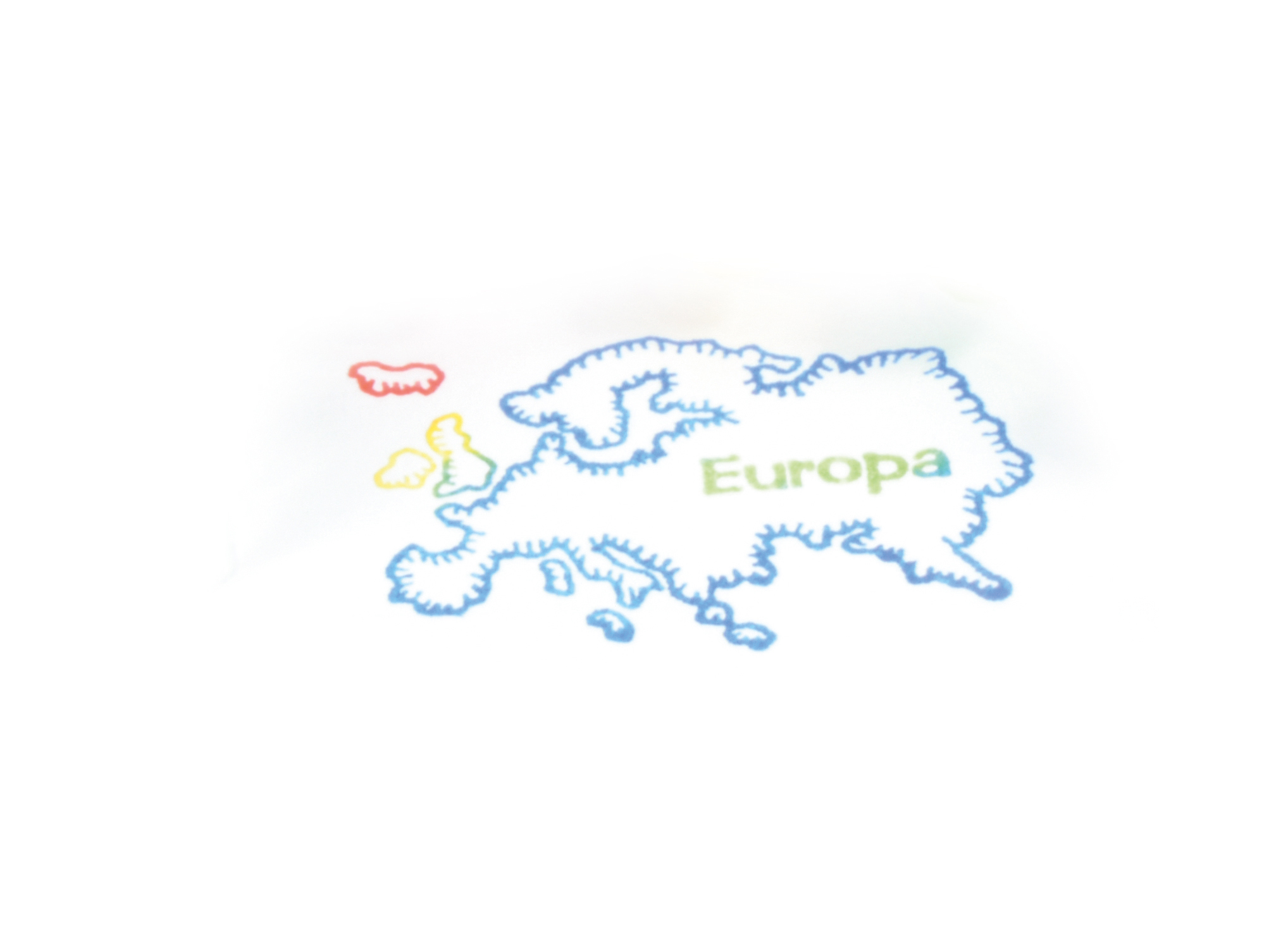 Stempel Weltkarte