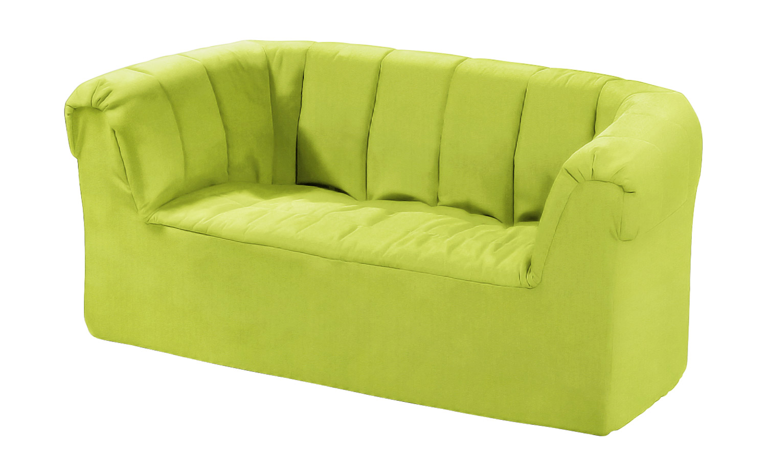 Zweisitzer Sofa Softskin hellgrün