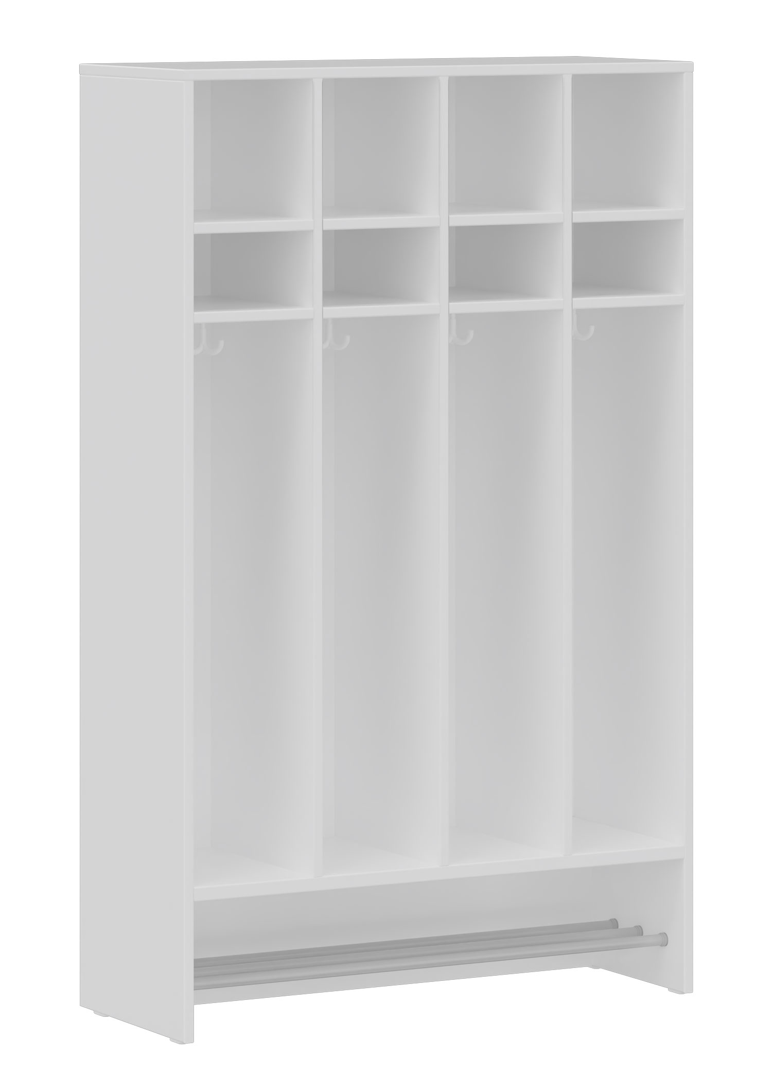 hej Schrankgarderobe D mit 22,6 cm Fachbreite Größe 3, 4 Schrankfächer