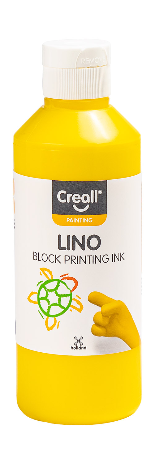 Linoldruckfarbe gelb