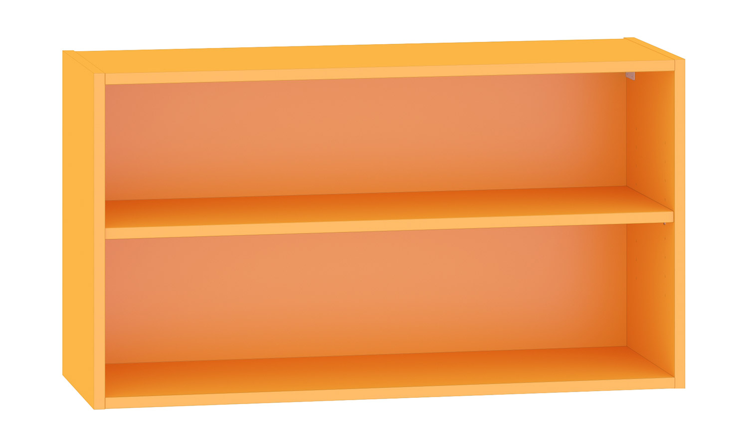 Hängeregal Breite 100 cm, orange