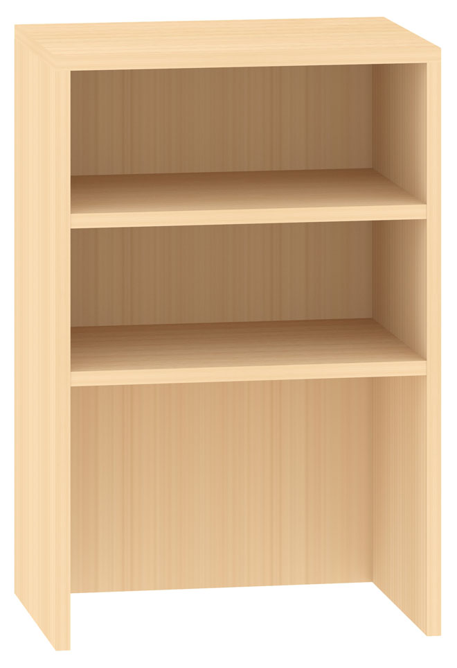 Halbregal für Rollkasten, Breite 51 cm