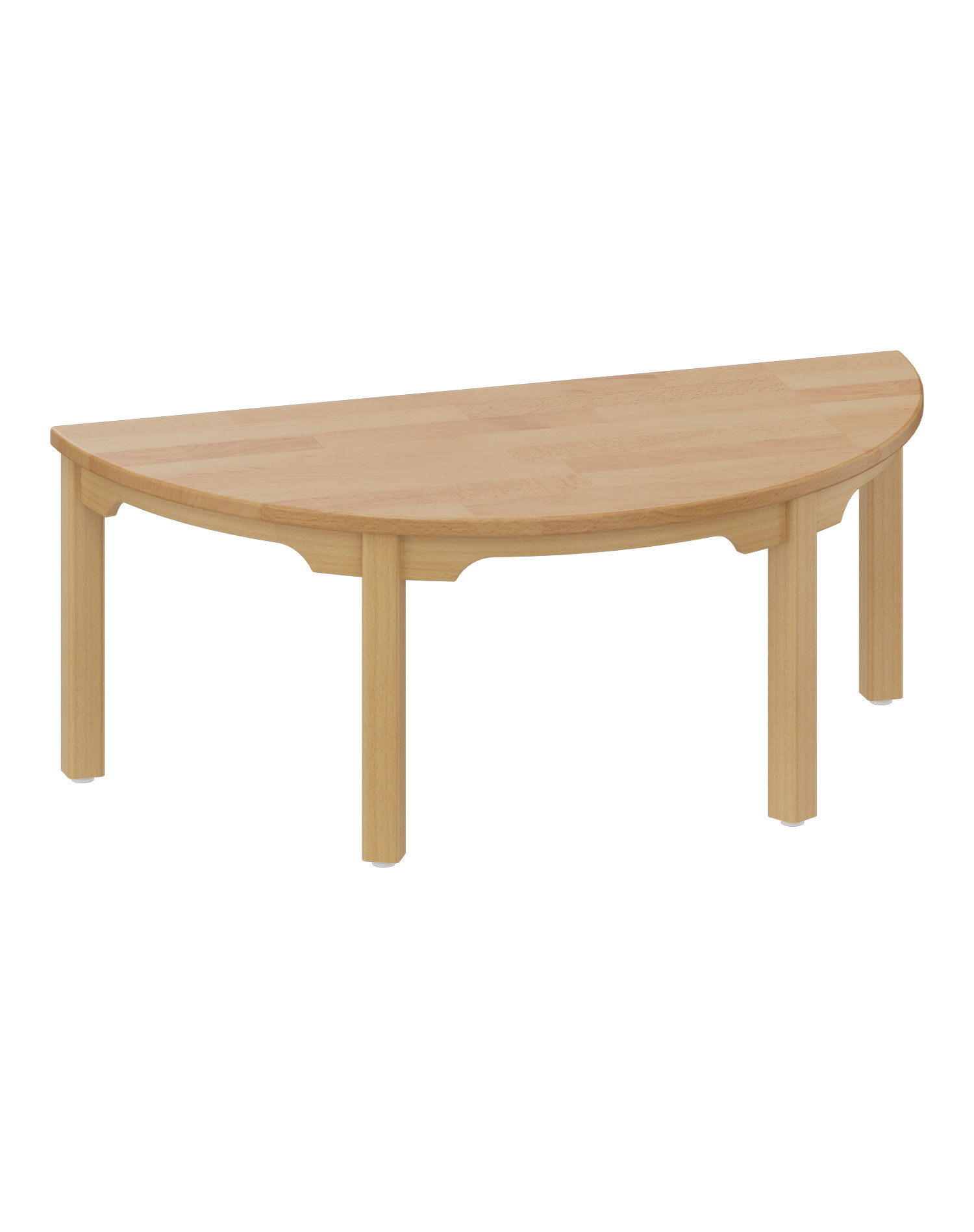 Halbrundtisch 120 x 60 cm Krippe