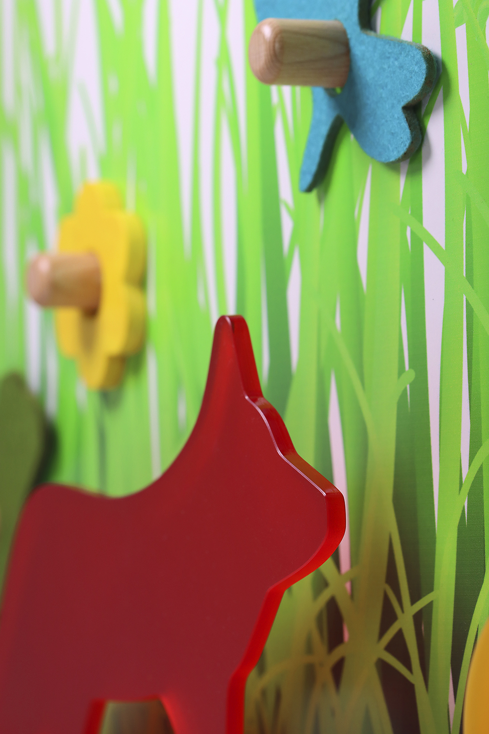 Wandspiel Krabbelwiese