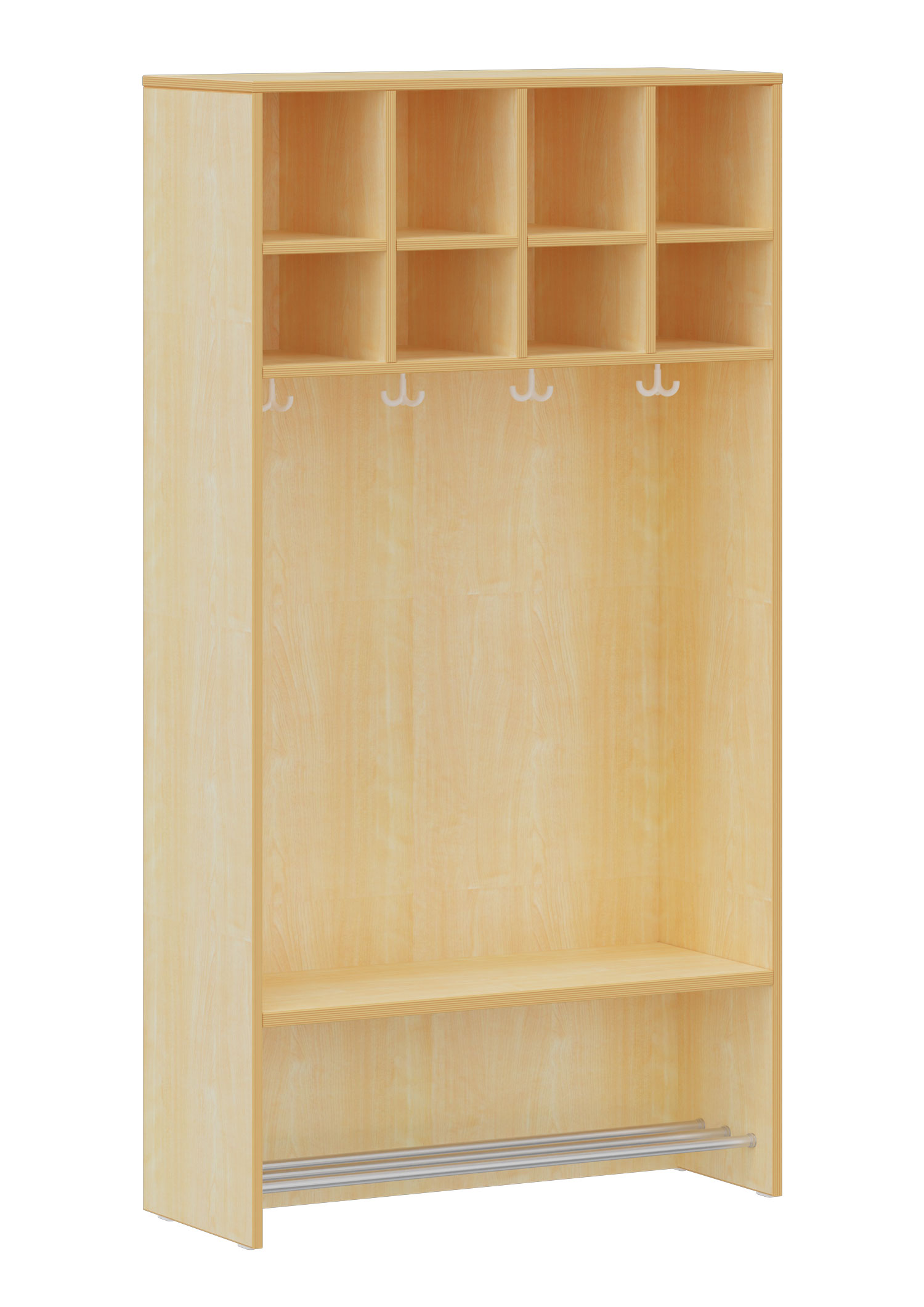 hej Regalgarderobe A mit 22,6 cm Fachbreite Größe 4, 4 Schrankfächer