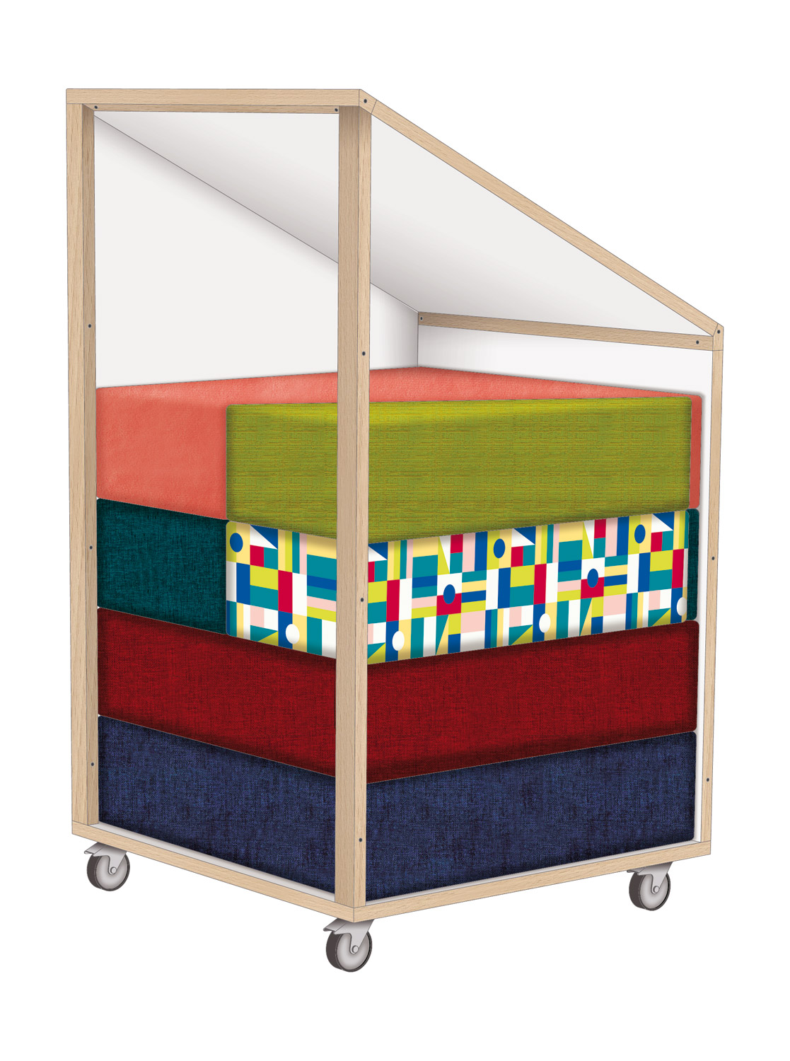 Kleine RaumHäuser Haus 1, Rückwand geschlossen Kleine RaumHäuser Haus 1, Rückwand geschlossen