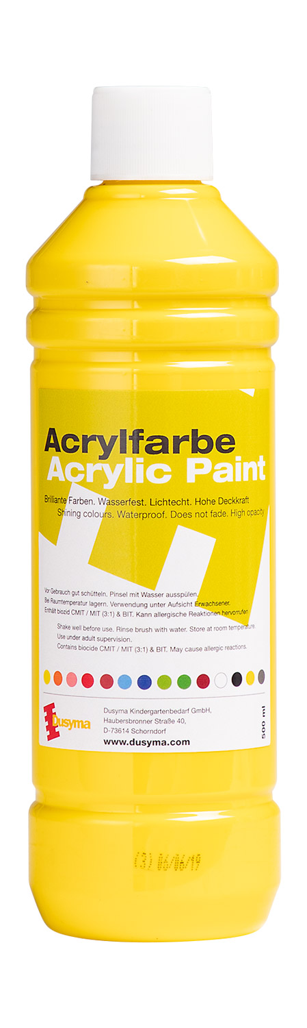 Acrylfarbe gelb