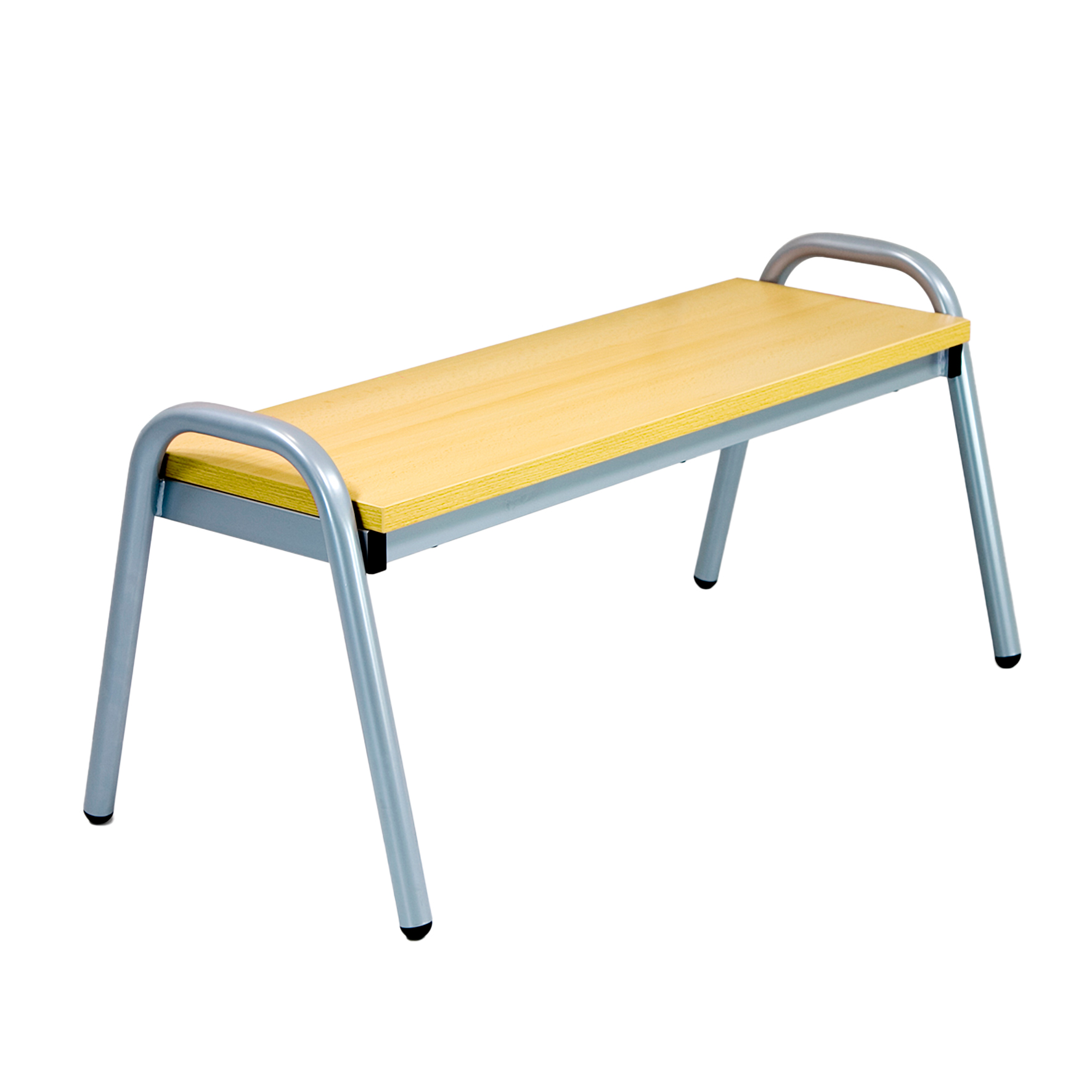 Stapelbank Sitzhöhe 38 cm, Ahorn Dekor
