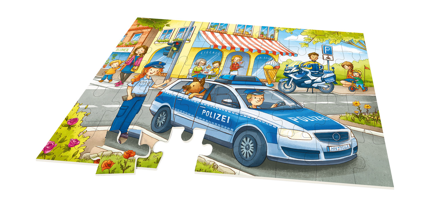 Puzzle XXL Polizei