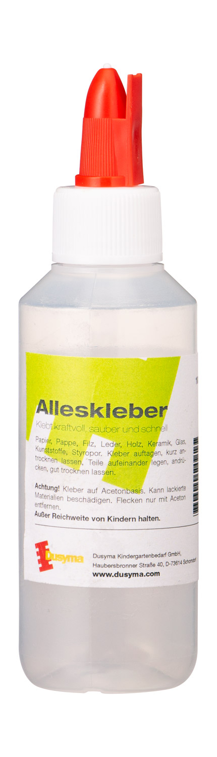 Alleskleber Leerflasche