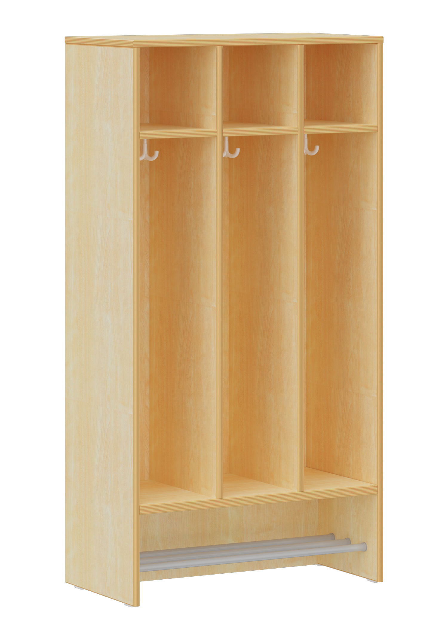 hej Schrankgarderobe D mit 22,6 cm Fachbreite Größe 3, 3 Schrankfächer