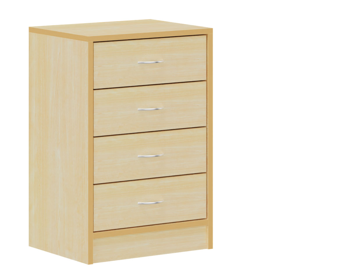 Halbschrank mit Schubkästen, Breite 51 cm 4 Schubkästen
