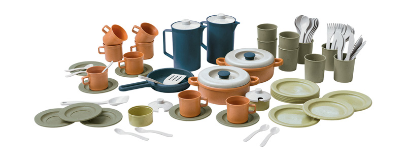 Geschirrset aus nachwachsendem Zuckerrohr Nachhaltige Produkte bei Dusyma