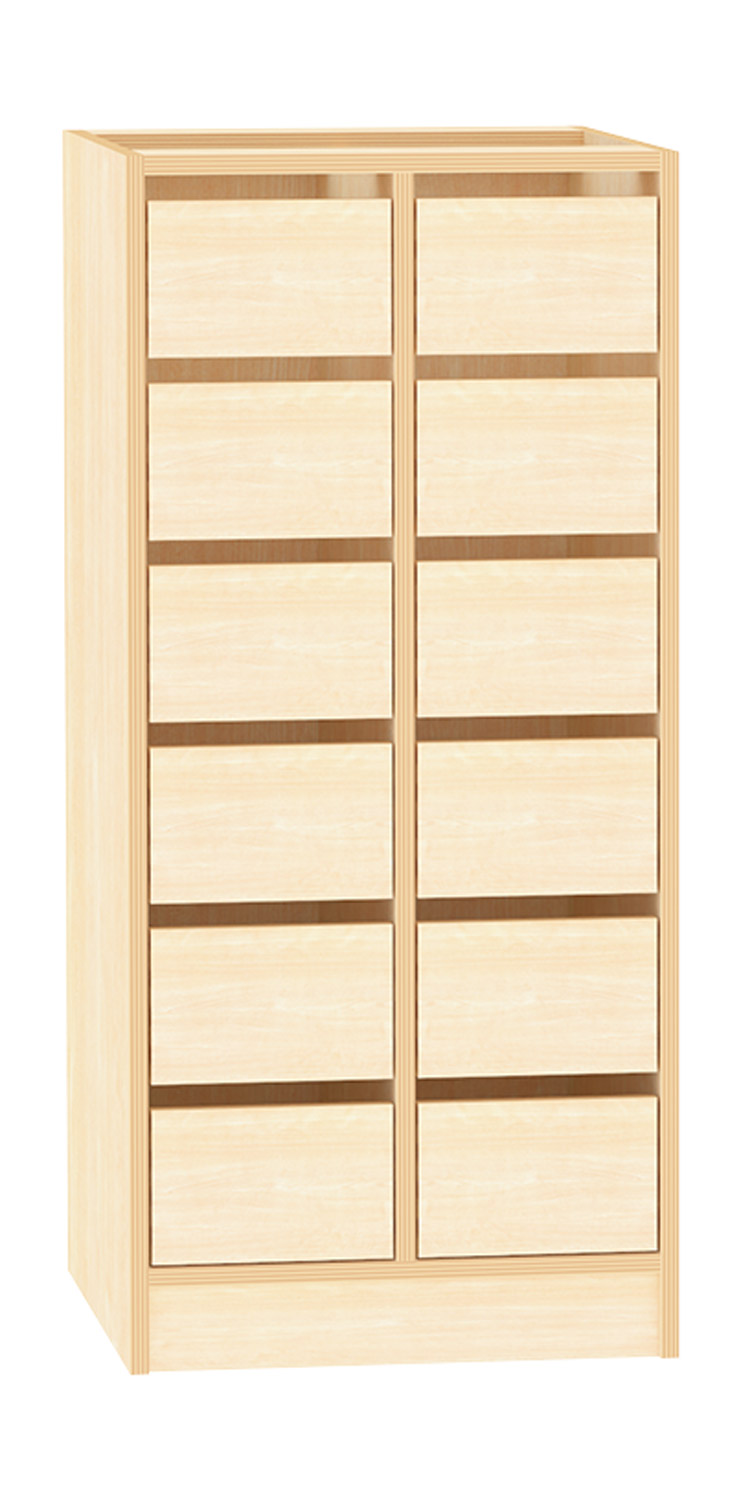 Schubkastenschrank für mittlere Höhe, 65,8 cm breit