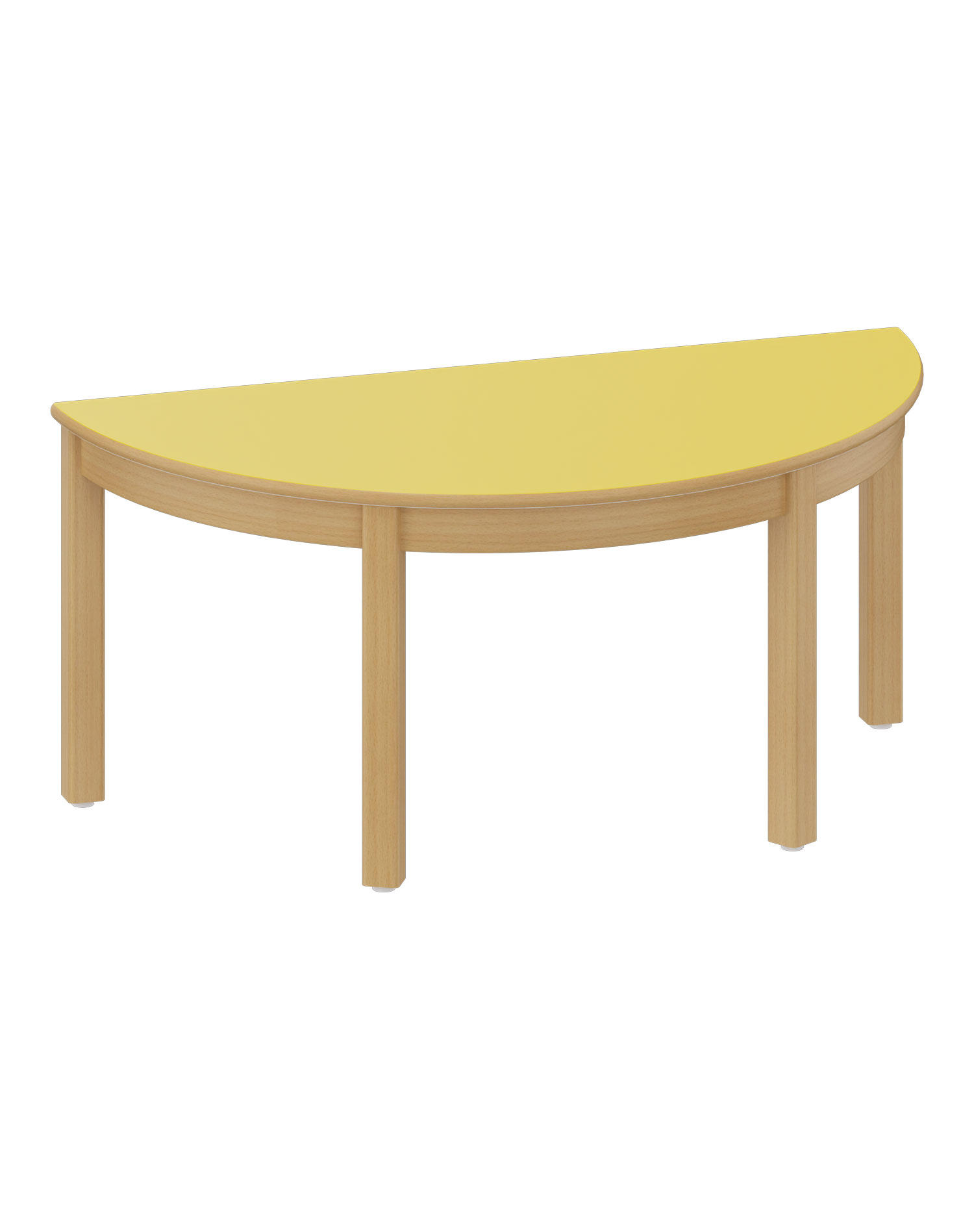 Halbrundtisch 120 x 60 cm Kindergarten