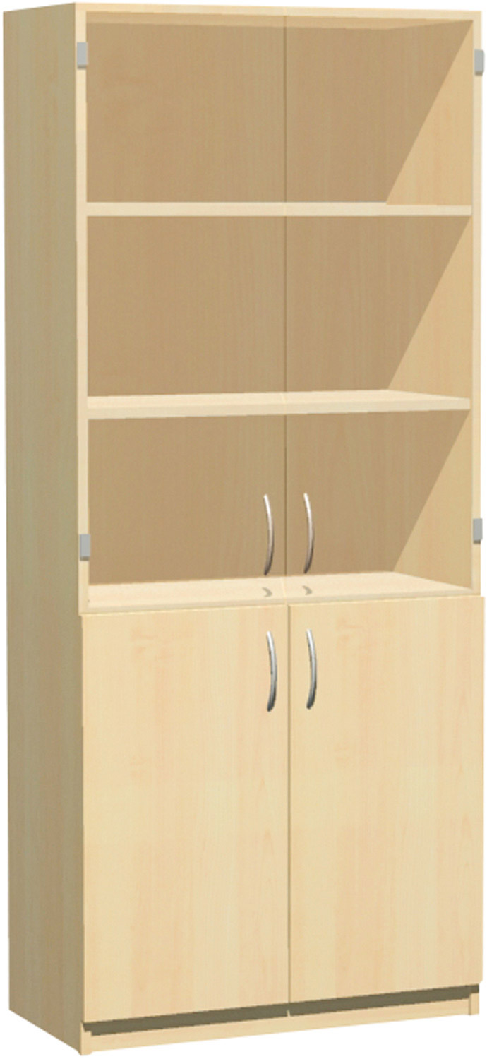 Aktenschrank mit Glastüren, Breite 80 cm