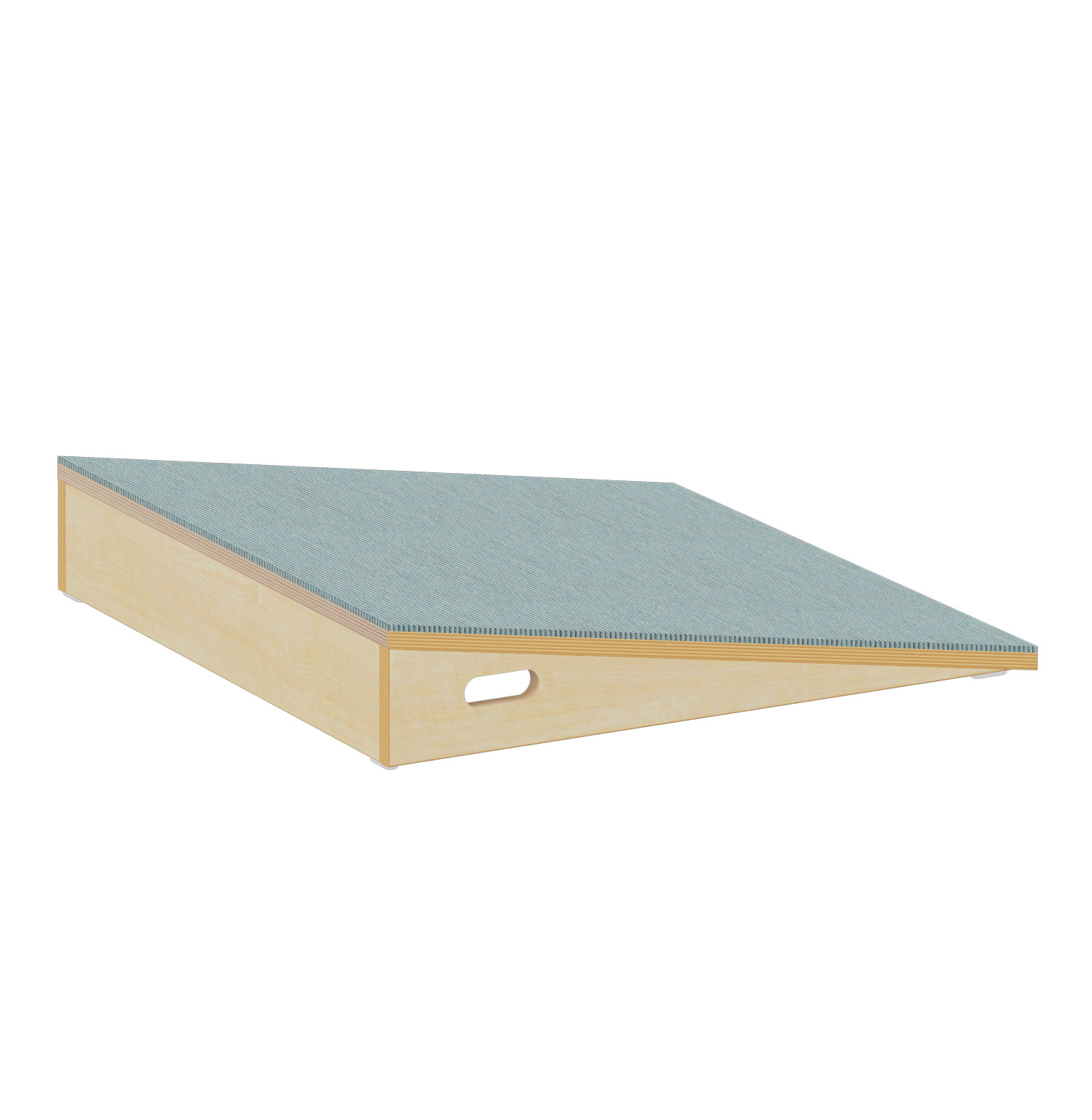 Podest Rampe eisblau