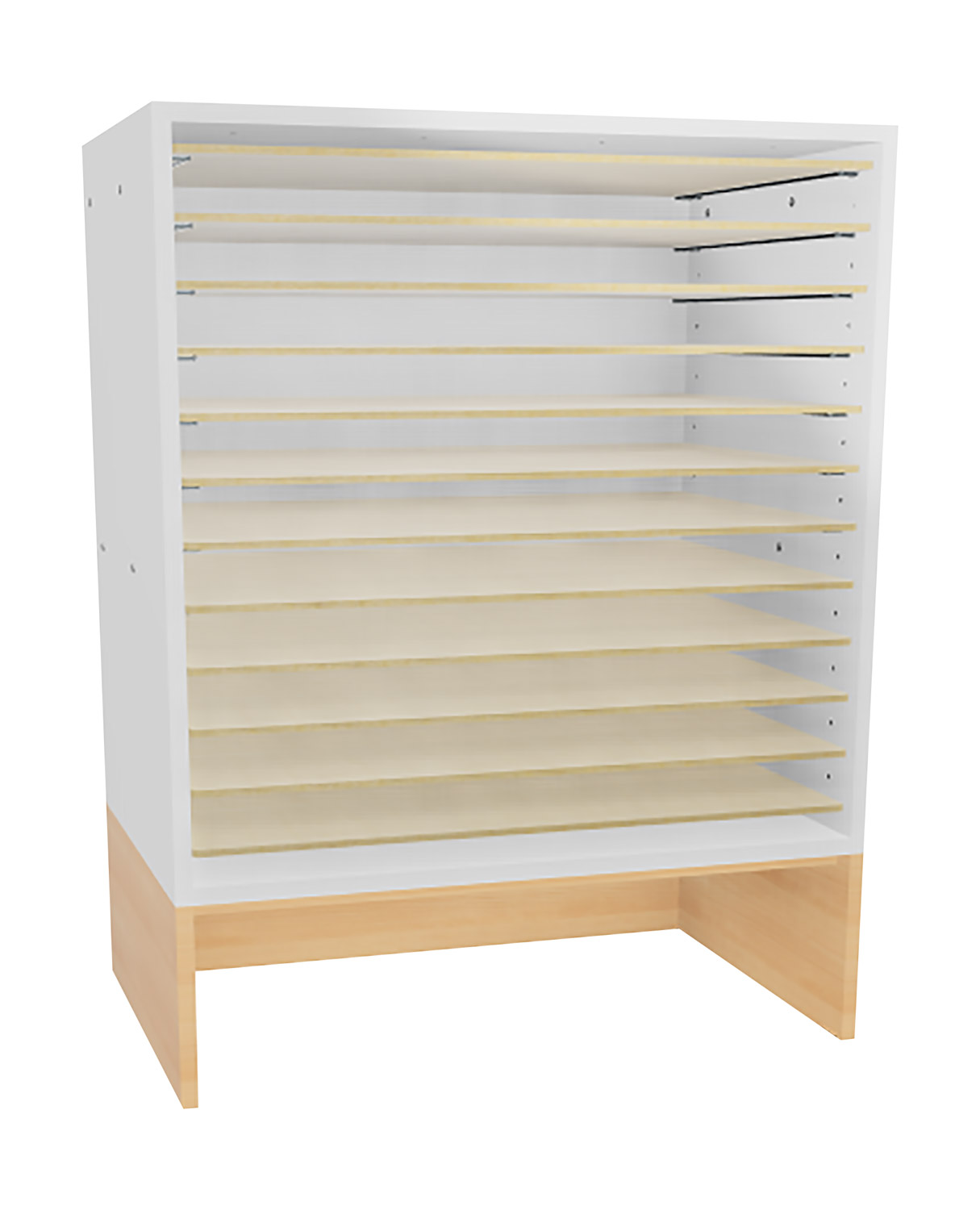 Container extratief, mit 12 Projektbrettern, Breite 80 cm Container extratief, mit 12 Projektbrettern, Breite 80 cm