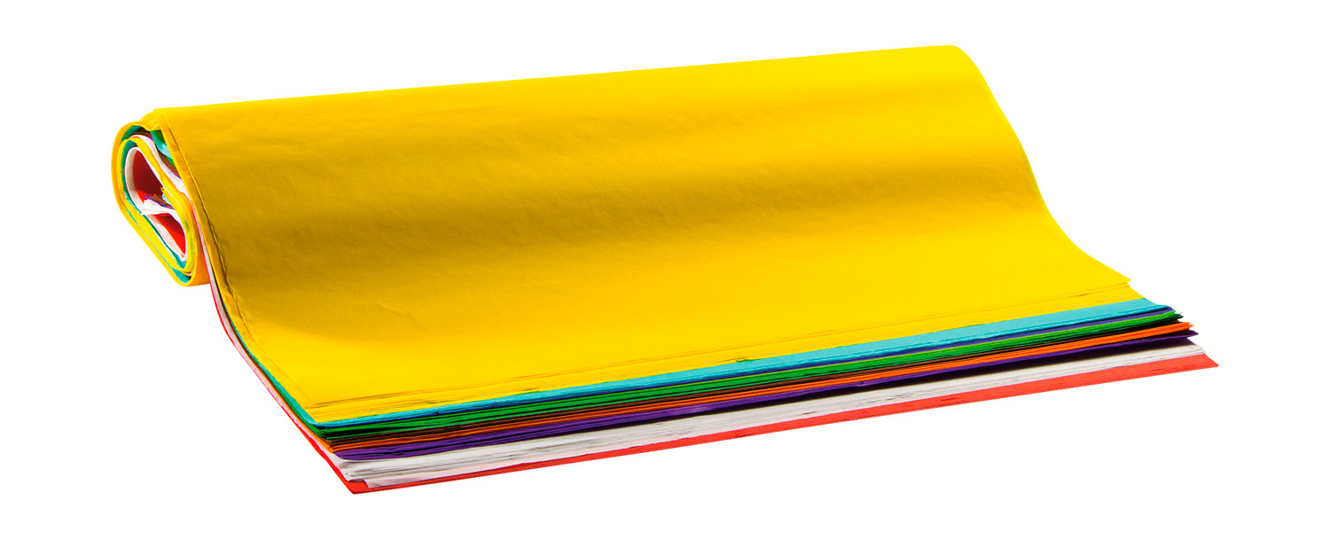 Blumenseidenpapier bunt