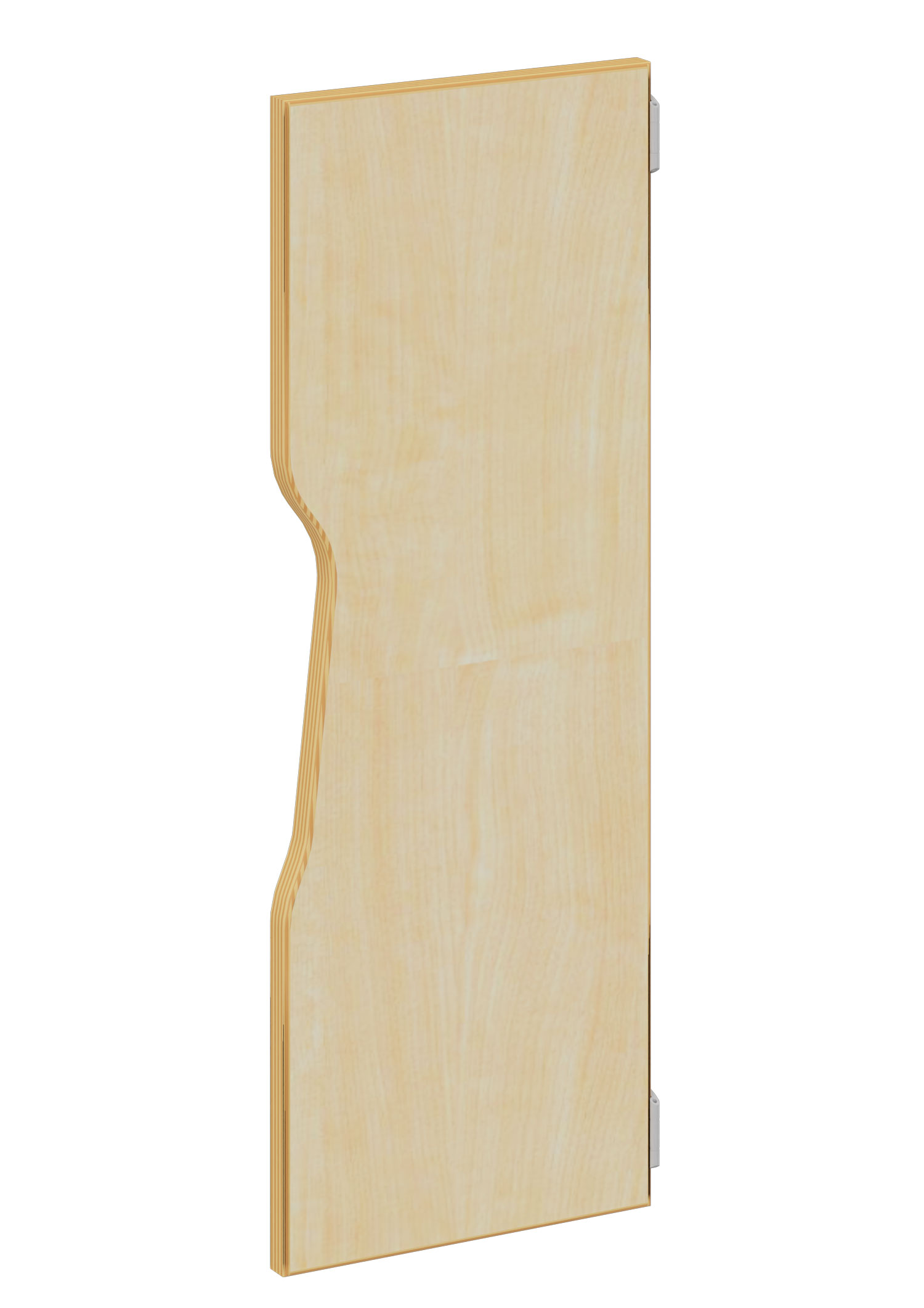 hej Tür mit Ausfräsung für Fachgarderobe F Ahorn Dekor