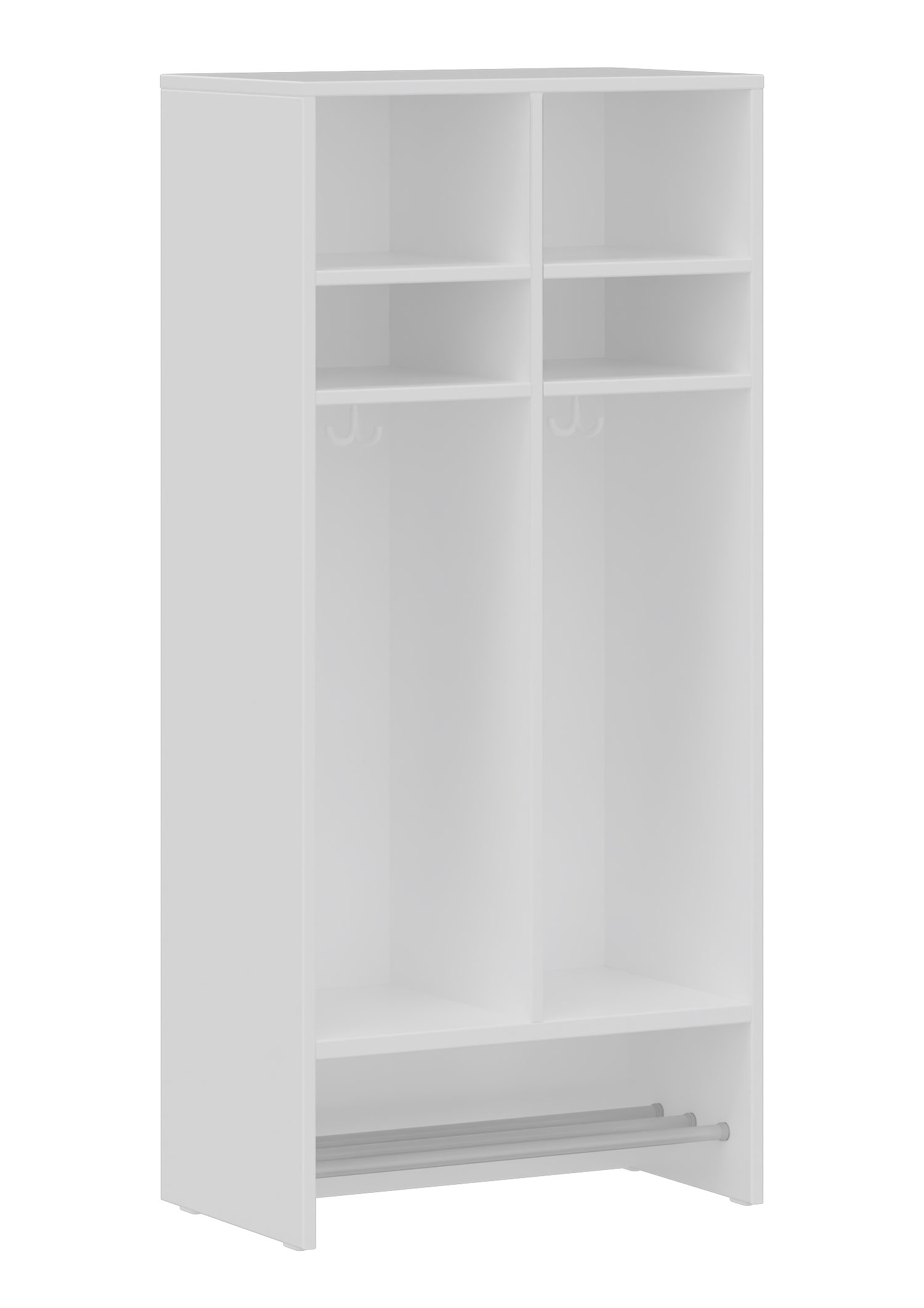 hej Schrankgarderobe D mit 30,8 cm Fachbreite Größe 1, 2 Schrankfächer