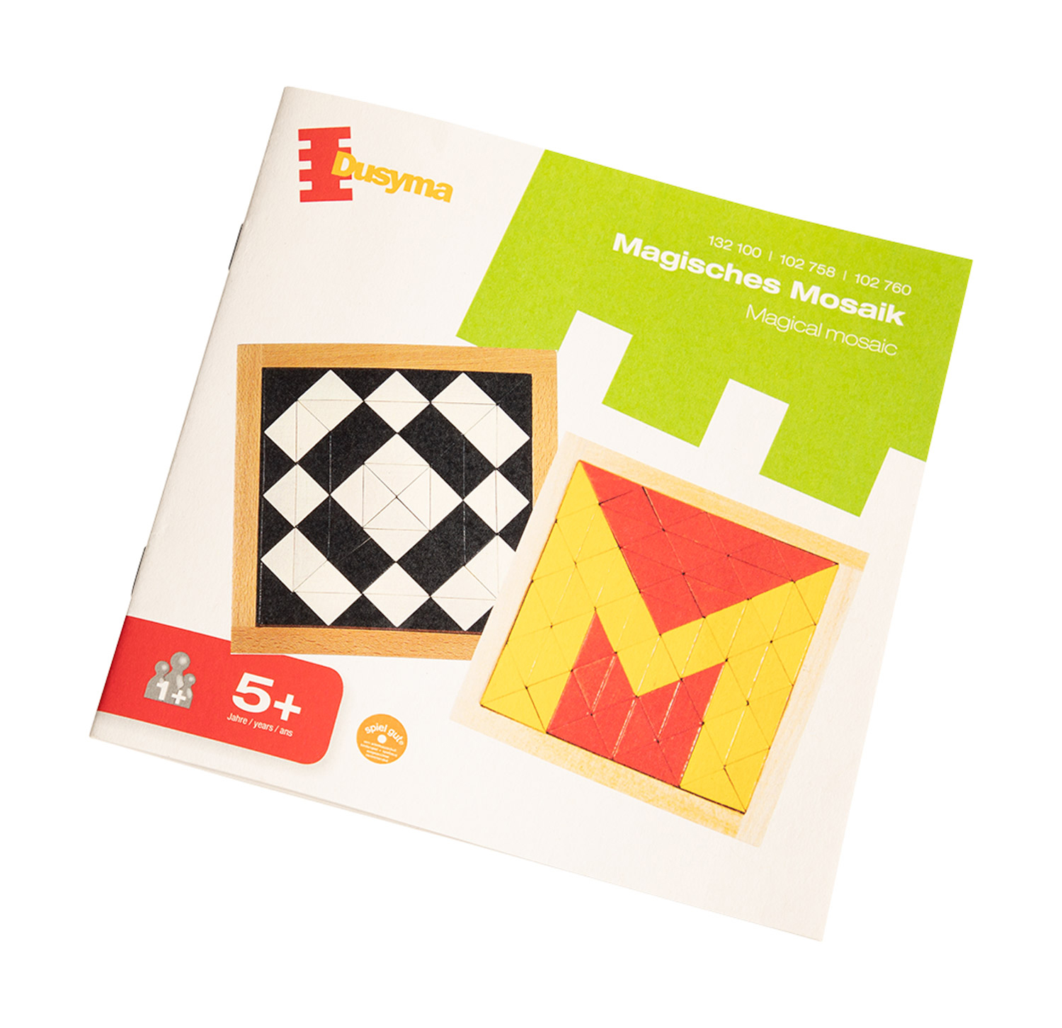 Magisches Mosaik rot gelb KiGa Set