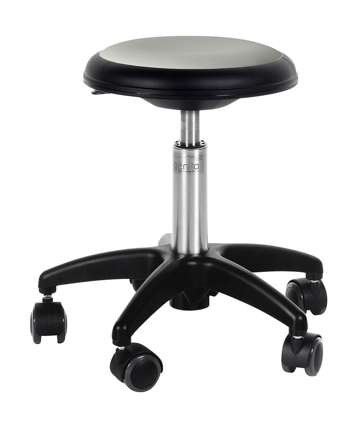 Rollhocker ohne Rückenlehne