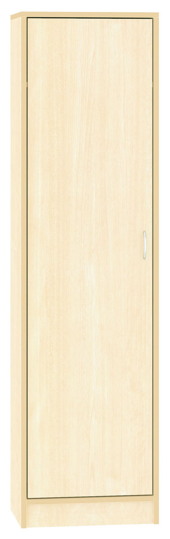 Garderobenschrank mit Tür, Breite 51 cm Türanschlag links