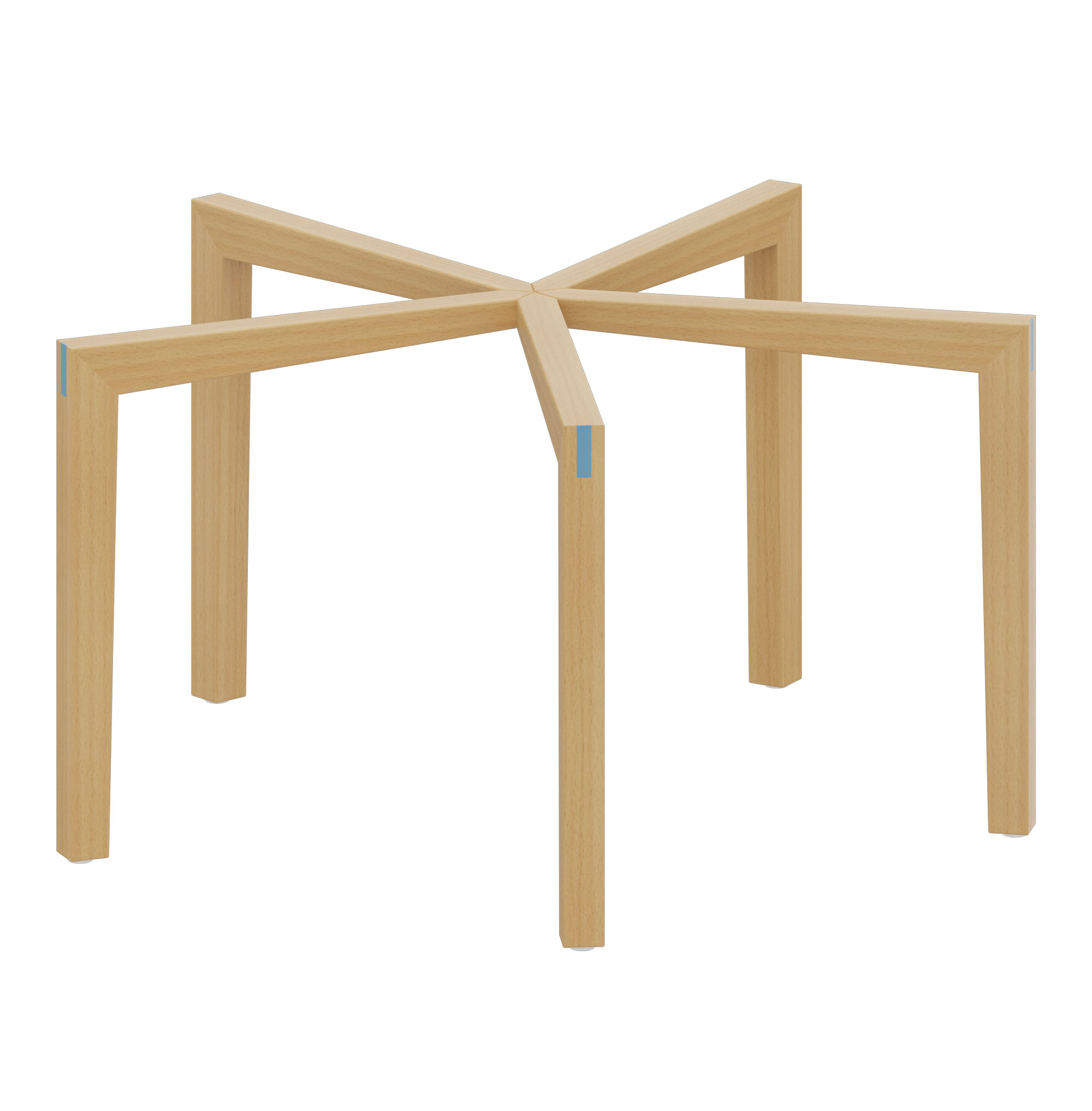 Doki-Tischbeine für Tischplatte ø 100 cm Kindergarten Doki-Tischbeine für Tischplatte ø 100 cm Kindergarten