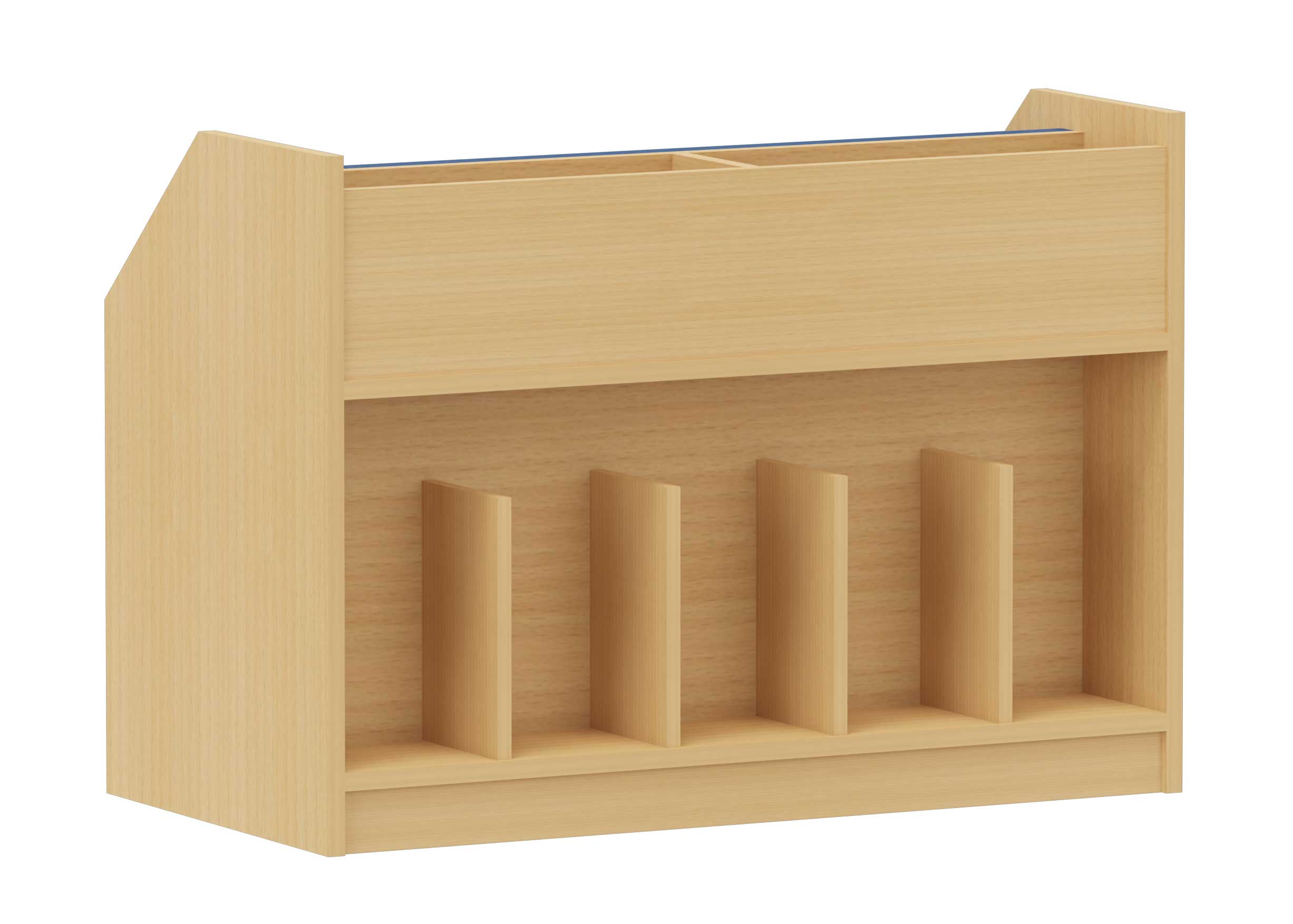 Bücherbank mit Polster, Breite 100 cm