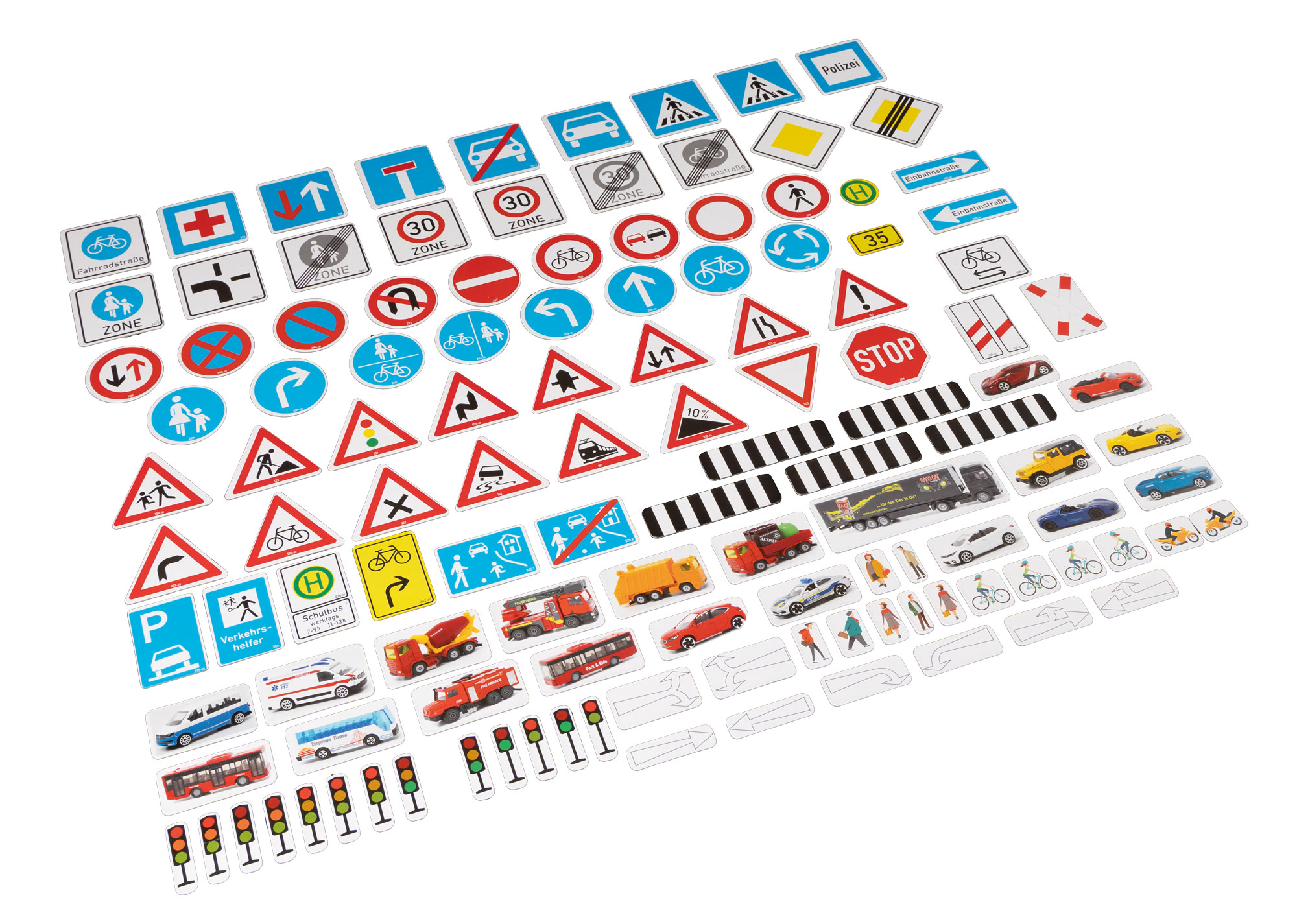 Verkehrs-Komplettset magnetisch