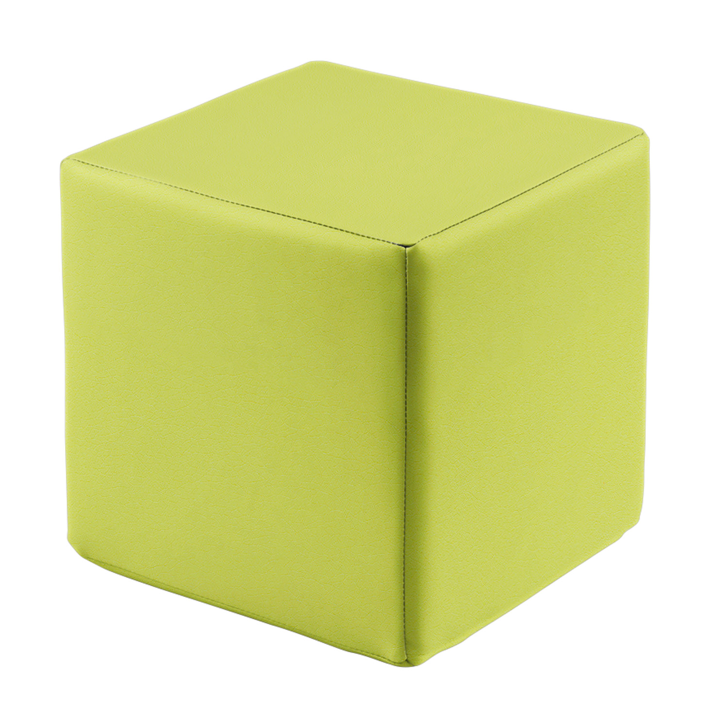 Polsterhocker Quadrat Kindergarten Softskin hellgrün