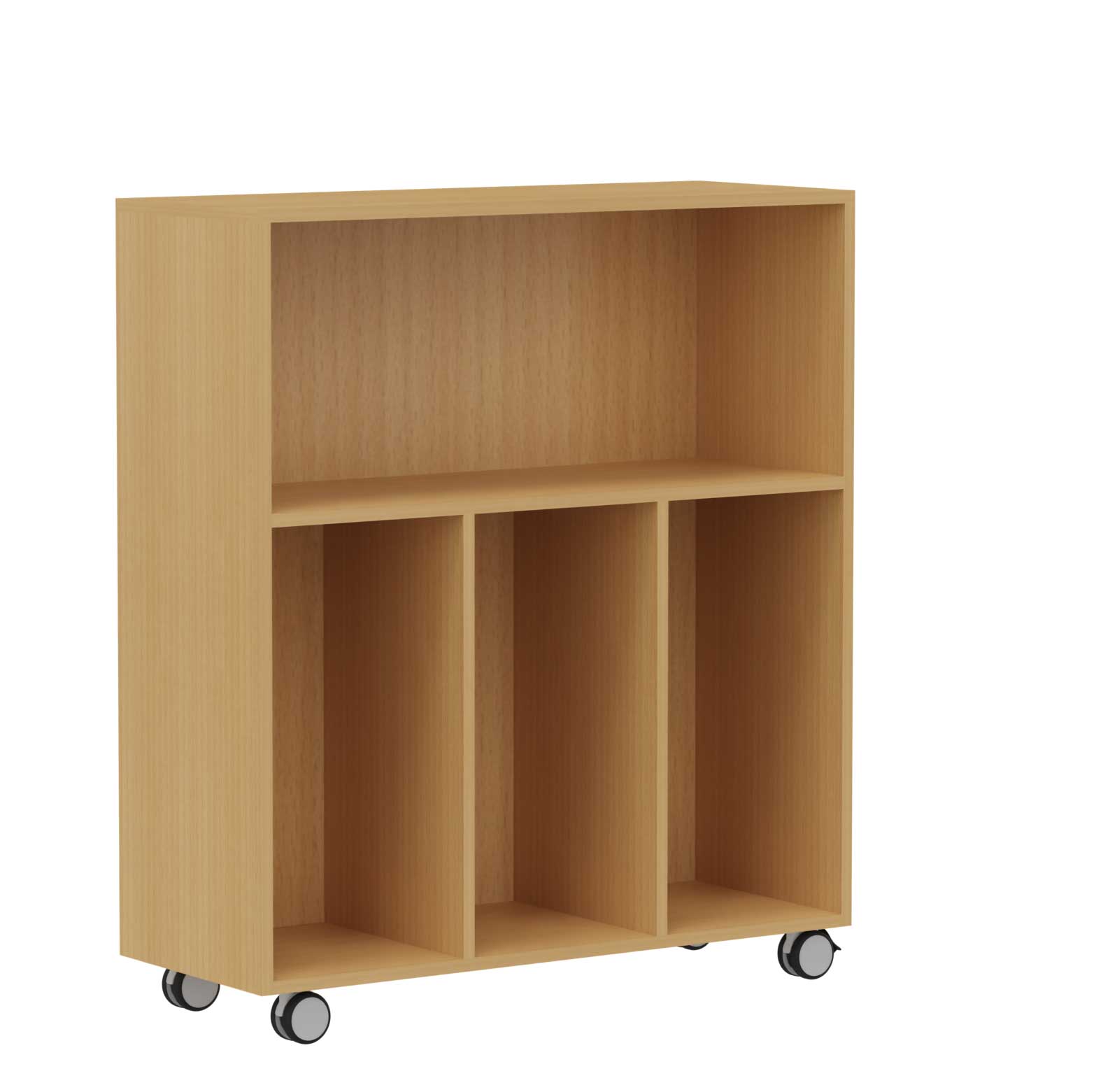 Portfolioregal für Gratnell´s Kästen auf Rollen, Breite 104,8 cm