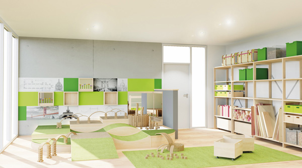 Krippenraum Planbild eines Krippenraums