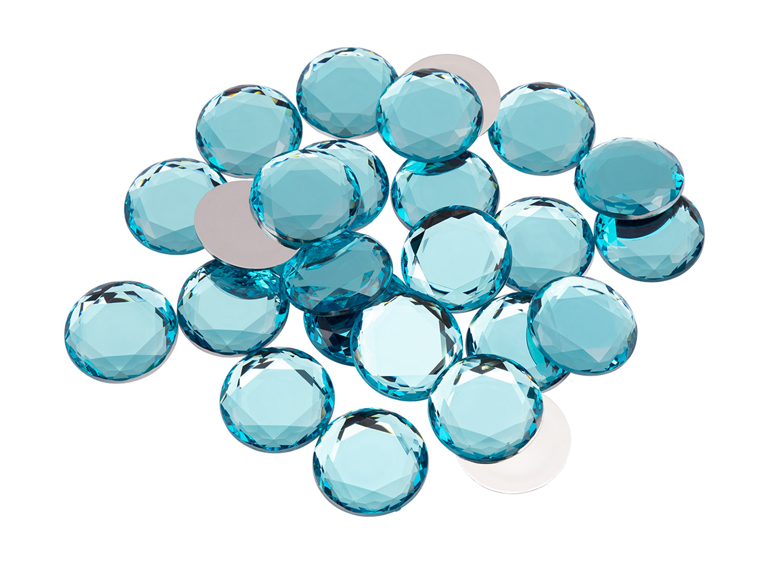 Juwelensteine groß aquamarinblau