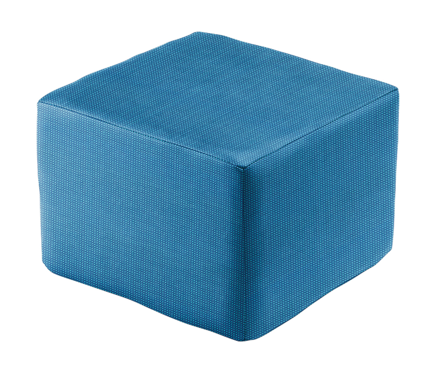 Polsterhocker Quadrat Krippe Riol hellblau