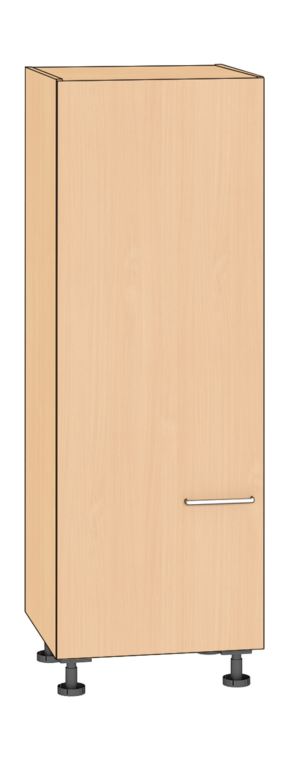 Hochschrank, Höhe 175 cm Türanschlag links, Buche