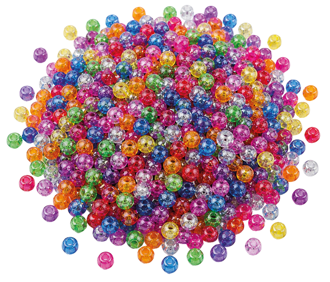 Glitzerperlen 1000 Stk.