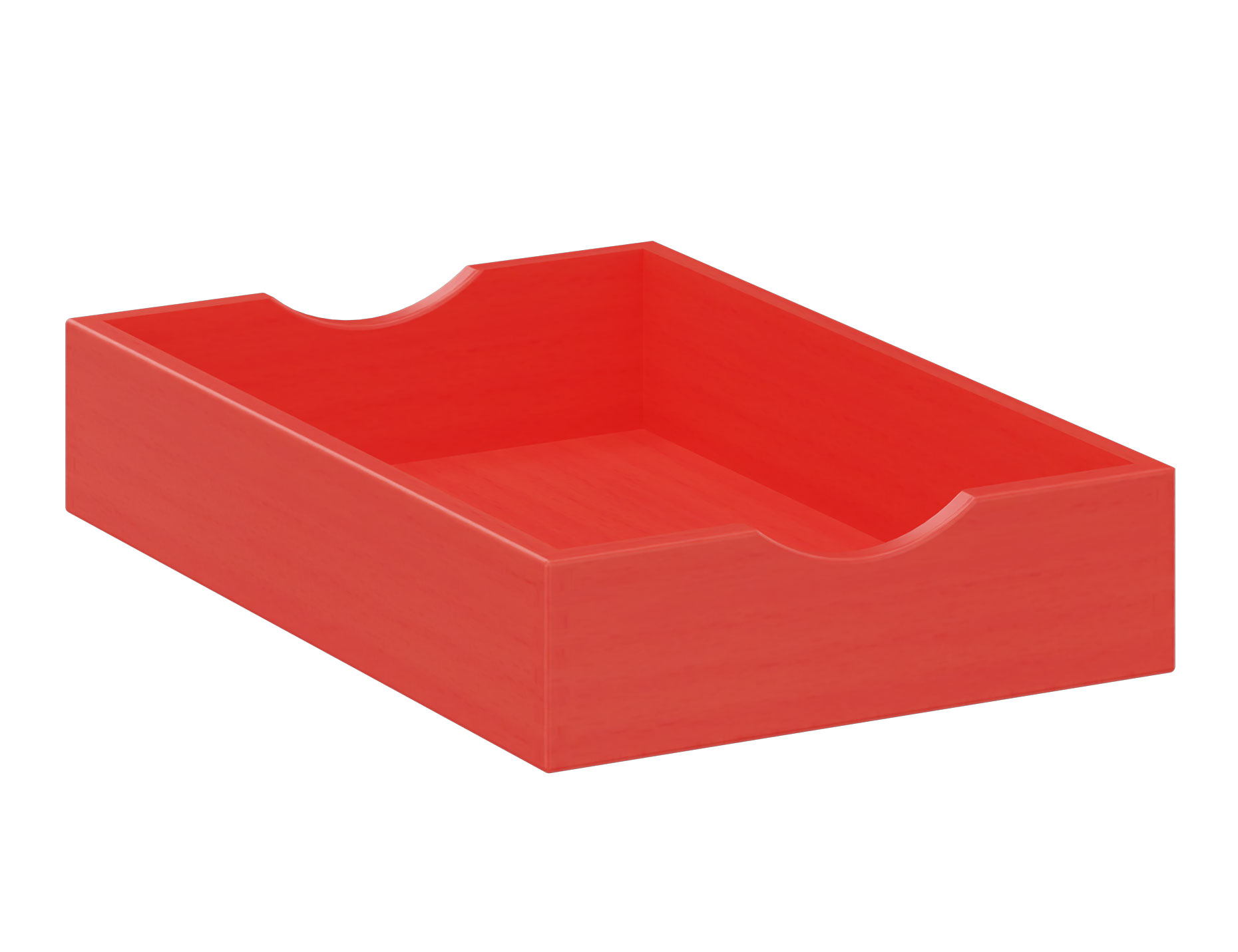 Materialkästen flach, Höhe 7 cm rot Materialkästen flach, Höhe 7 cm rot