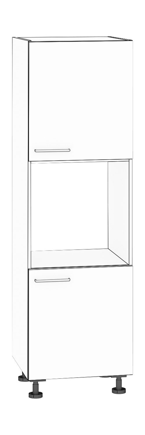 Hochschrank Backofen, Höhe 201,25 cm Türanschlag rechts, weiß
