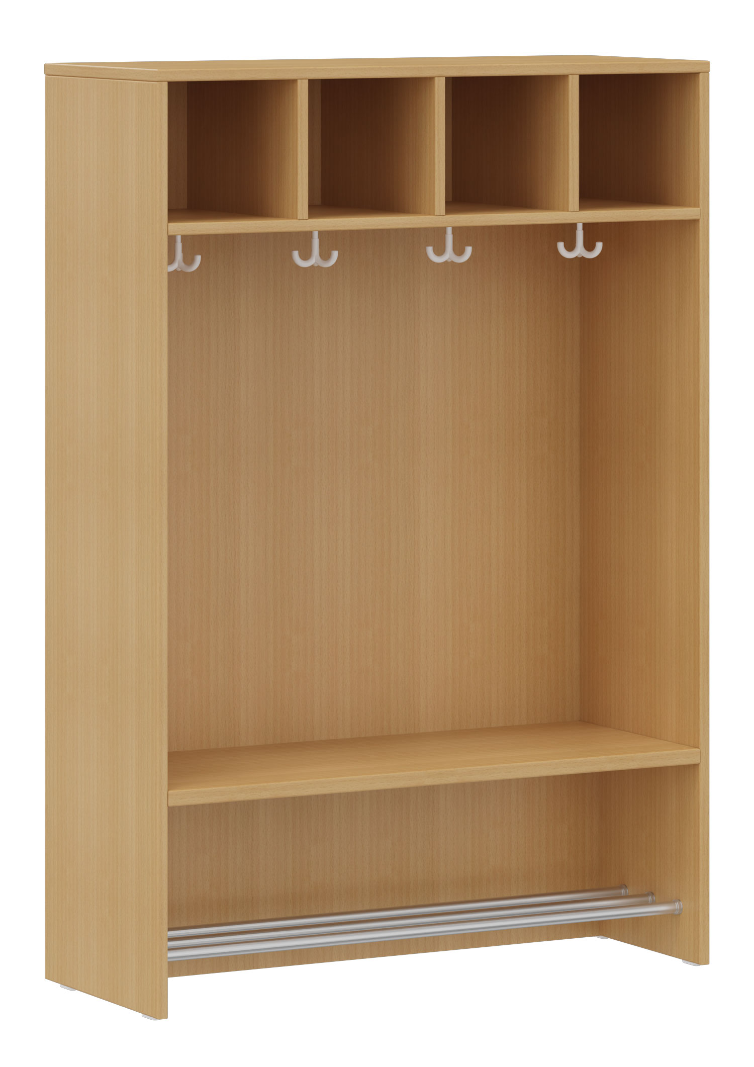 hej Regalgarderobe A mit 22,6 cm Fachbreite Größe 3, 3 Schrankfächer