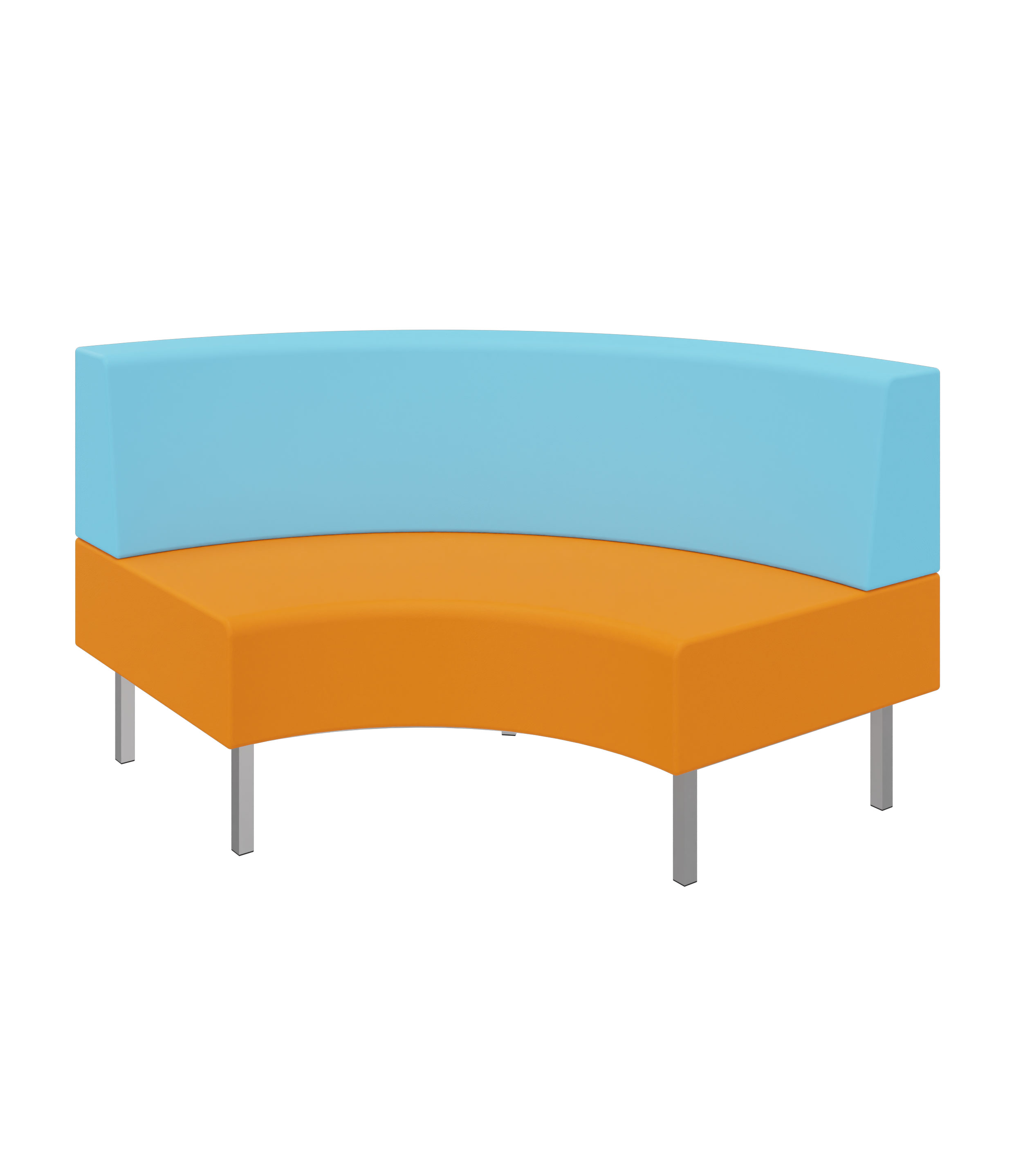 Litti Inneneckelement SOFTSKIN orange / eisblau