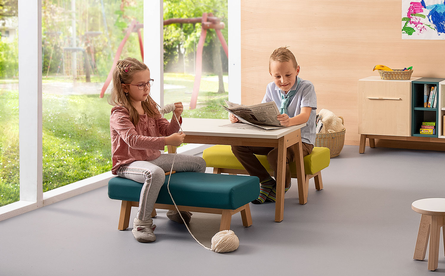 Tischgestell für Aufsatz 46 cm hoch Tischgestell für Aufsatz 46 cm hoch