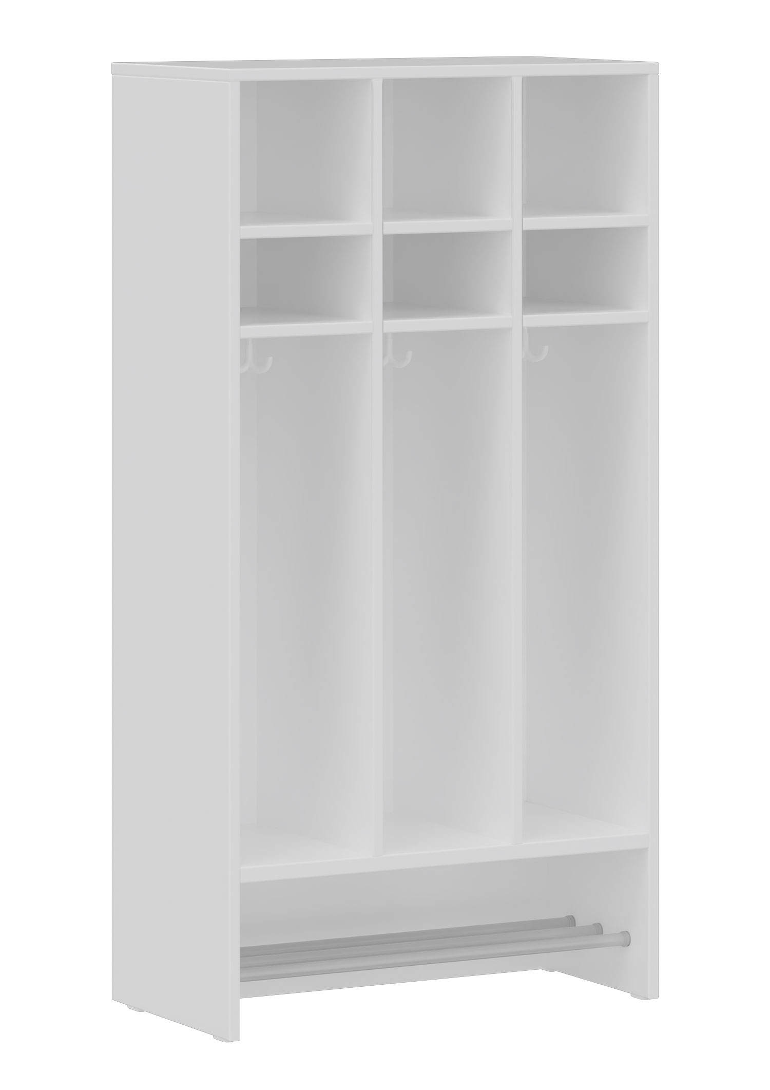 hej Schrankgarderobe D mit 22,6 cm Fachbreite Größe 1, 3 Schrankfächer hej Schrankgarderobe D mit 22,6 cm Fachbreite Größe 1, 3 Schrankfächer