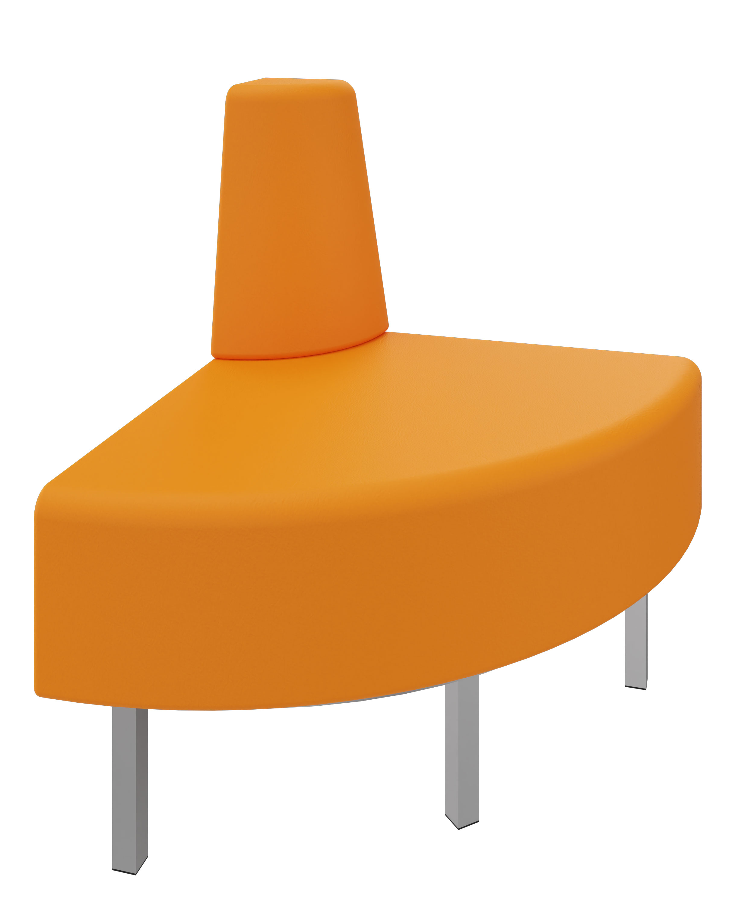 Litti Außeneckelement SOFTSKIN orange / orange