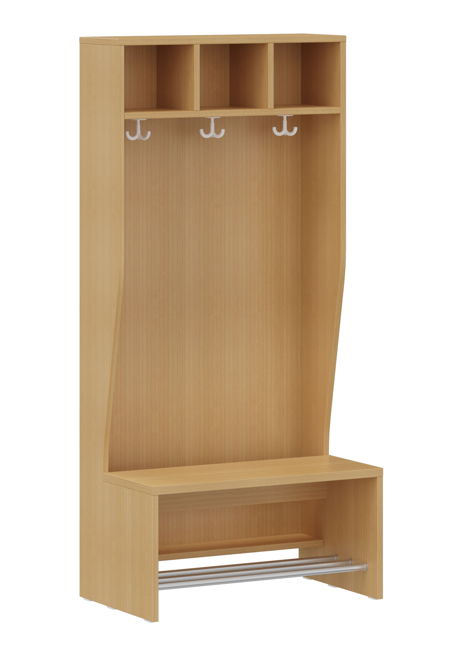 hej Garderobe C mit 22,6 cm Fachbreite Größe 4