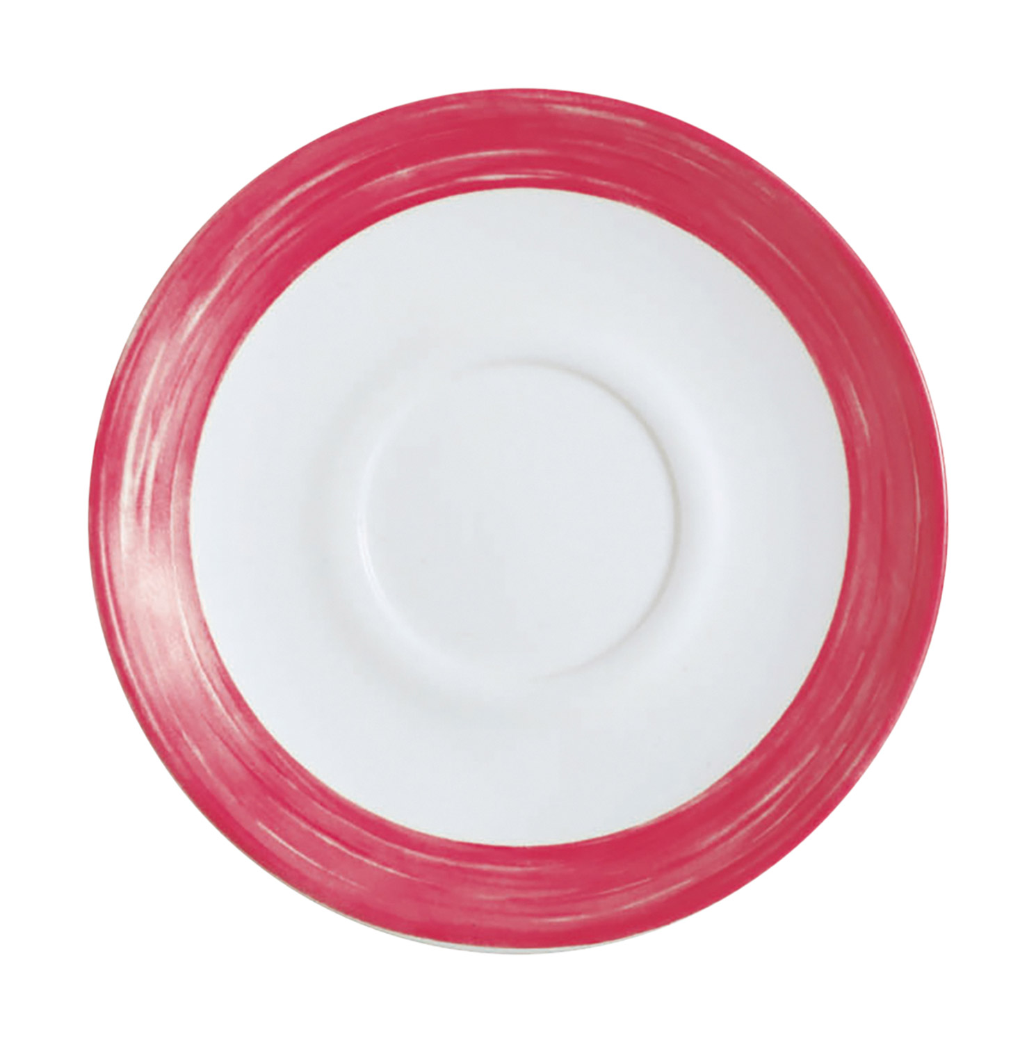 Untertasse rot