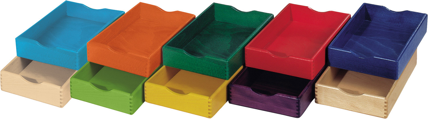 Materialkästen flach, Höhe 7 cm Materialkästen flach, Höhe 7 cm